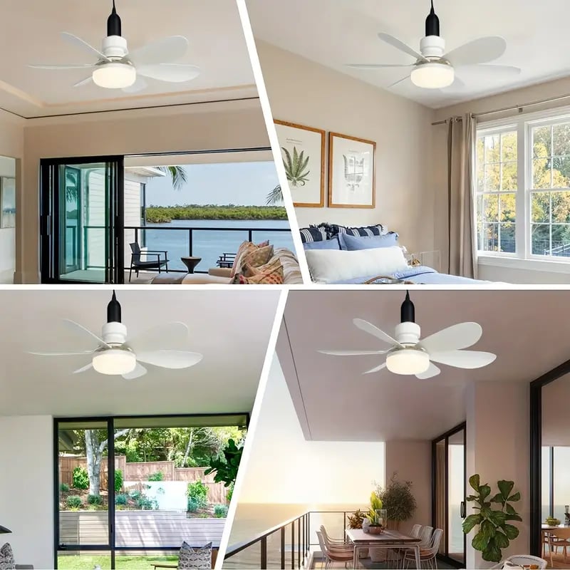 🏆LAST DAY SALE 30% OFF🔥SmartBreez™ LED Ceiling Fan Light – 20.5” Ultra-Quiet with Remote 🎯 | E27 + FREE B22 Adapter 🔌 | For Bedroom 😴, Kitchen 👩‍🍳 & Garage 🛠️ – UK Ready! 🇬🇧