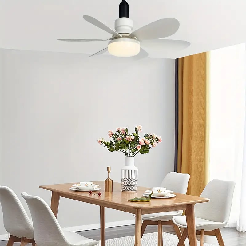 🏆LAST DAY SALE 30% OFF🔥SmartBreez™ LED Ceiling Fan Light – 20.5” Ultra-Quiet with Remote 🎯 | E27 + FREE B22 Adapter 🔌 | For Bedroom 😴, Kitchen 👩‍🍳 & Garage 🛠️ – UK Ready! 🇬🇧