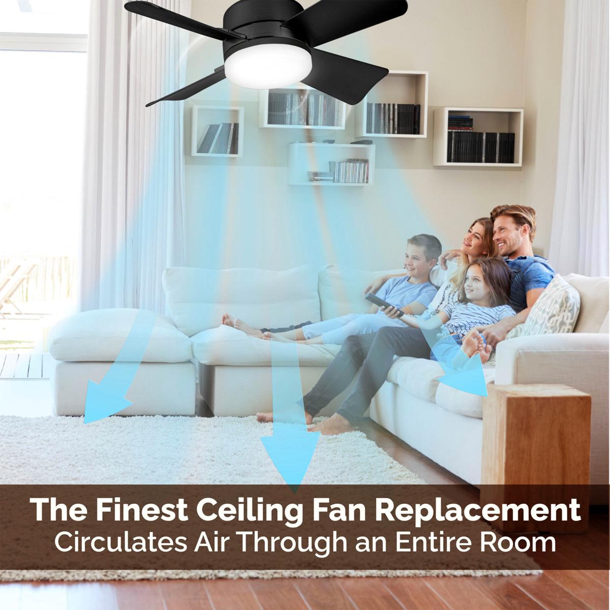🏆LAST DAY SALE 30% OFF🔥SmartBreez™ LED Ceiling Fan Light – 20.5” Ultra-Quiet with Remote 🎯 | E27 + FREE B22 Adapter 🔌 | For Bedroom 😴, Kitchen 👩‍🍳 & Garage 🛠️ – UK Ready! 🇬🇧