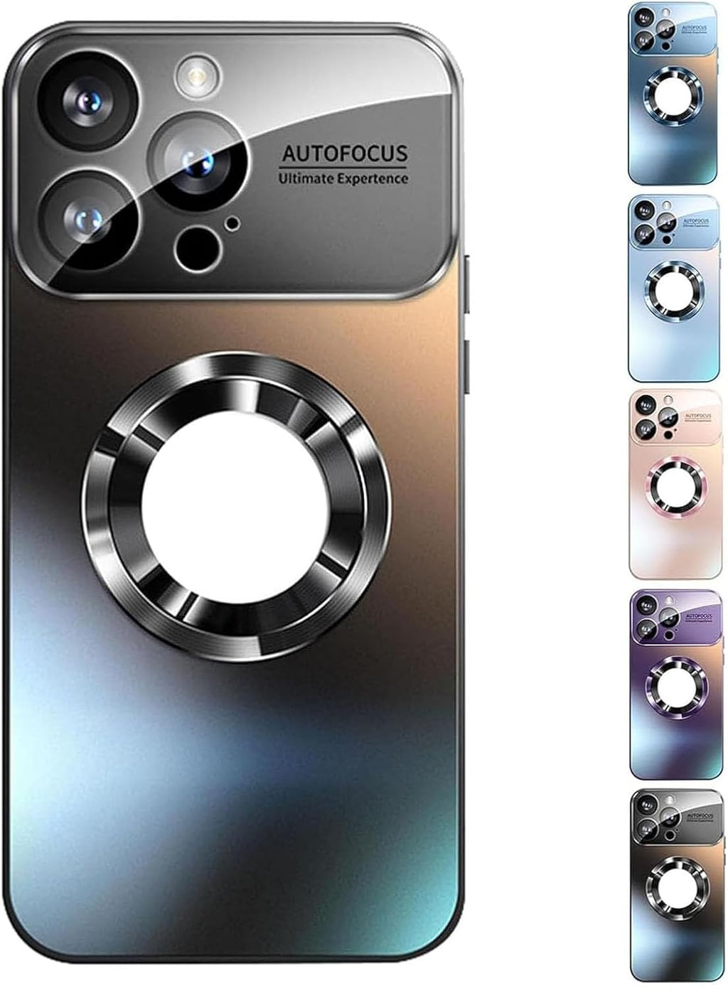 iPhone Camera Protector - Fingerprint-resistant matte finish case with magnetic design for all-around camera protection