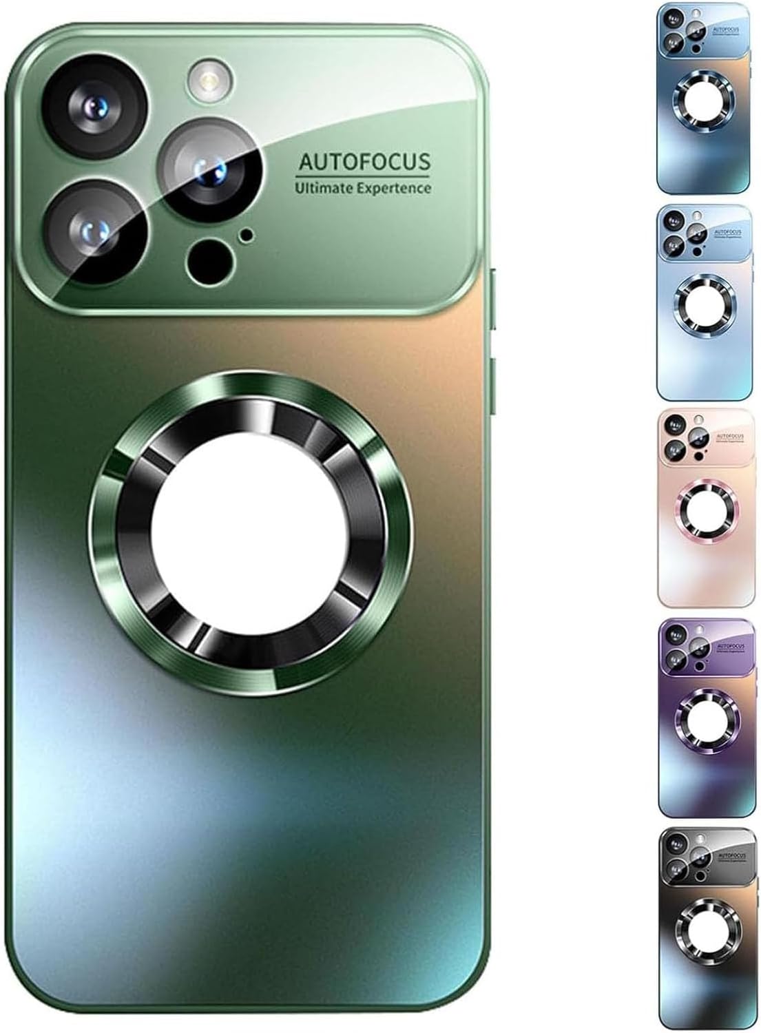 iPhone Camera Protector - Fingerprint-resistant matte finish case with magnetic design for all-around camera protection