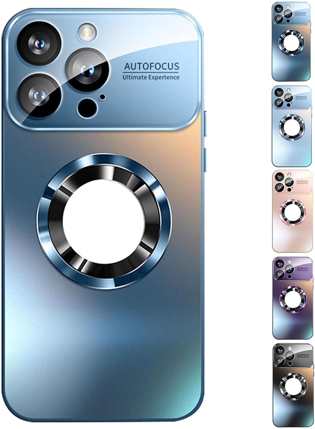 iPhone Camera Protector - Fingerprint-resistant matte finish case with magnetic design for all-around camera protection
