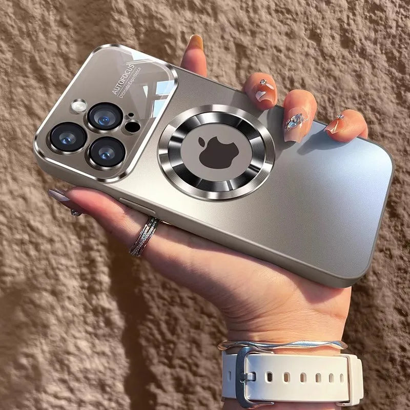 iPhone Camera Protector - Fingerprint-resistant matte finish case with magnetic design for all-around camera protection