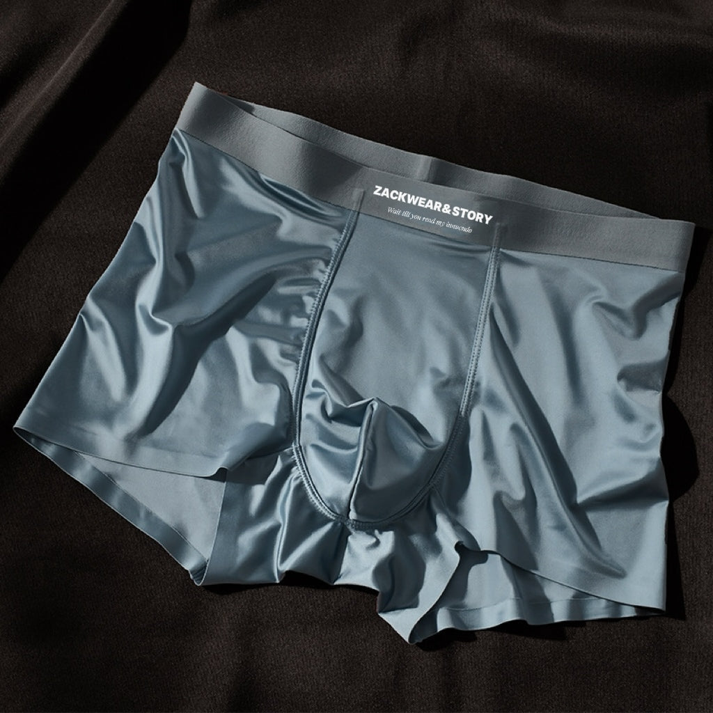 4 PCS Luxury Ice Silk Boxers For Men