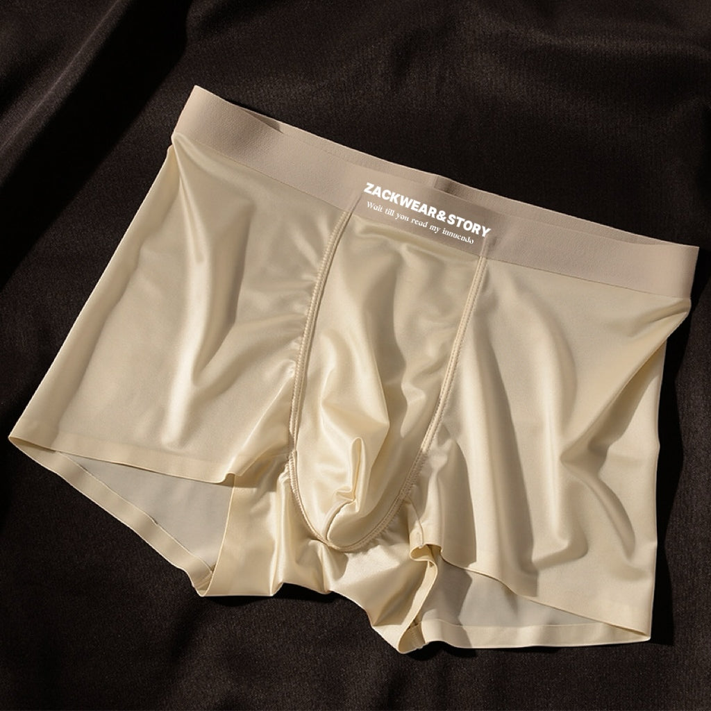 4 PCS Luxury Ice Silk Boxers For Men