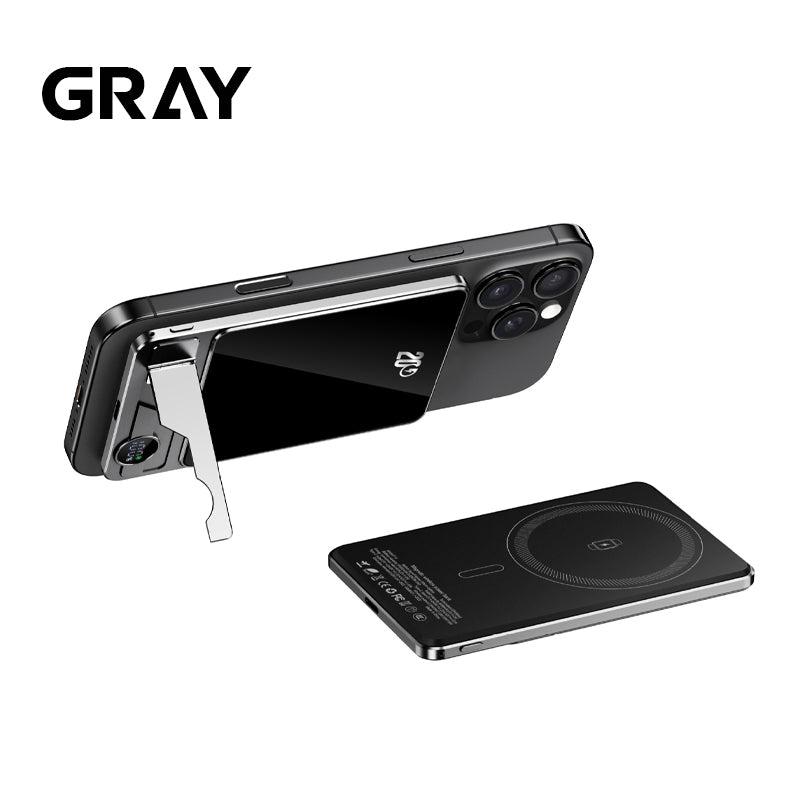 15W power bank – magnetic, slim, charges 3 devices at once!