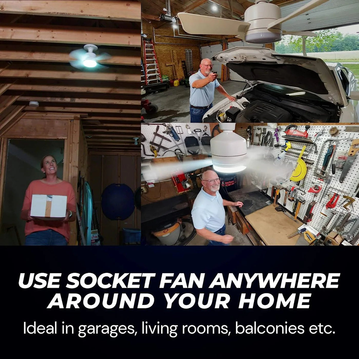 🏆LAST DAY SALE 30% OFF🔥SmartBreez™ LED Ceiling Fan Light – 20.5” Ultra-Quiet with Remote 🎯 | E27 + FREE B22 Adapter 🔌 | For Bedroom 😴, Kitchen 👩‍🍳 & Garage 🛠️ – UK Ready! 🇬🇧