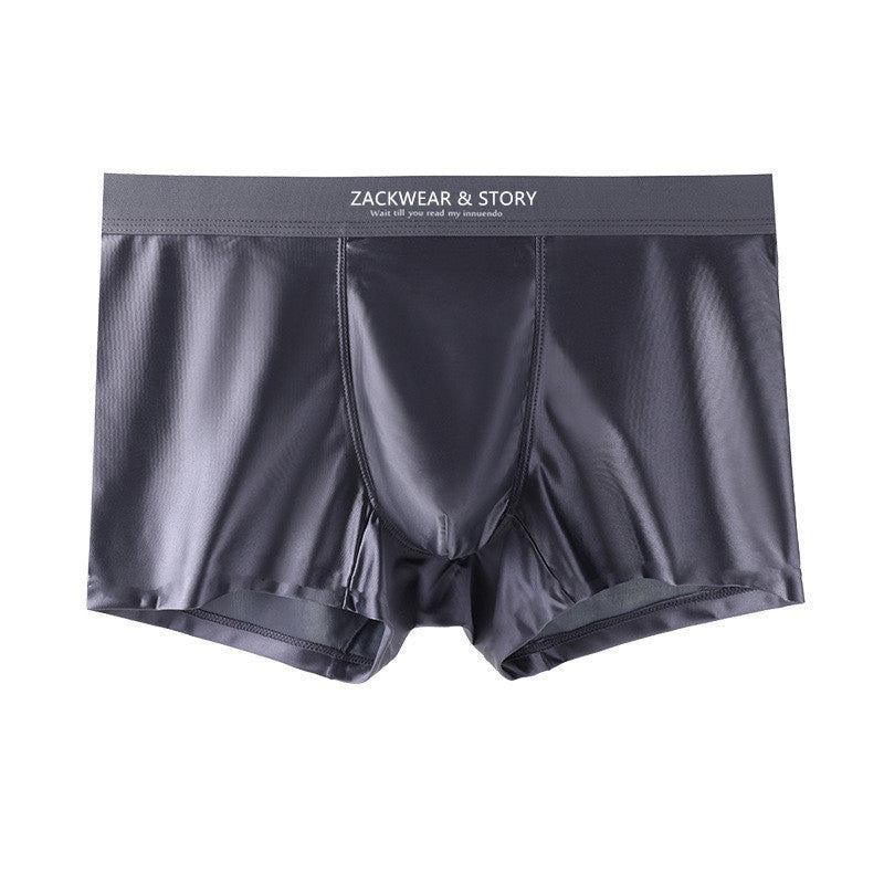 4 PCS Luxury Ice Silk Boxers For Men