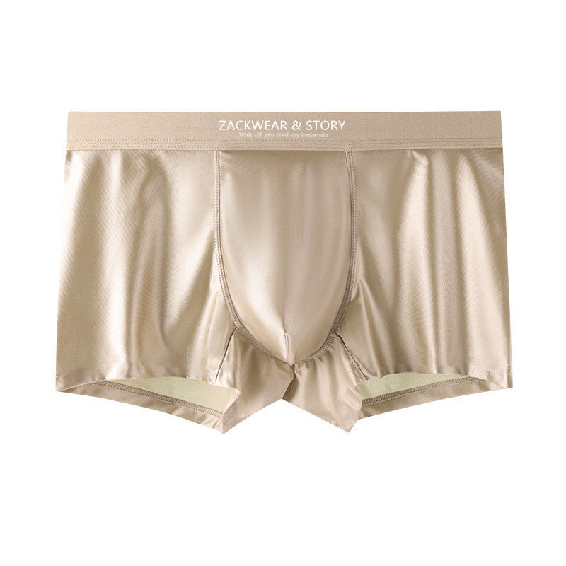 4 PCS Luxury Ice Silk Boxers For Men