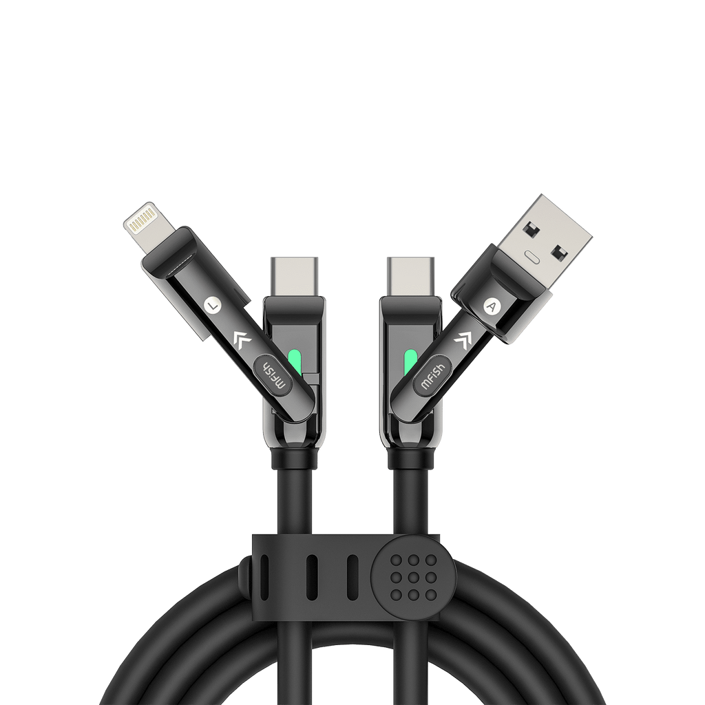 mfish Armored Dragon 3 Charging Cable (6.6ft, 240W, Liquid Silicone)