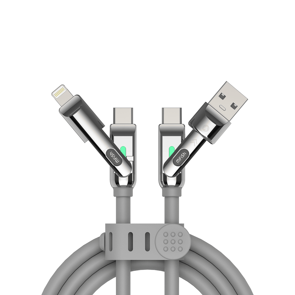 mfish Armored Dragon 3 Charging Cable (6.6ft, 240W, Liquid Silicone)
