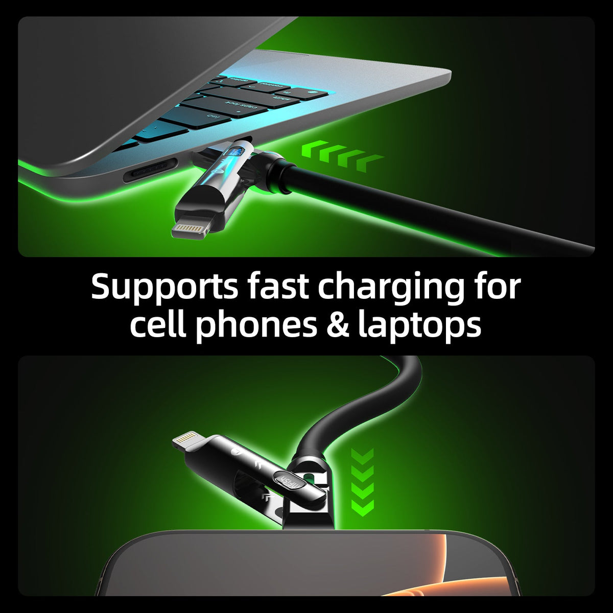 mfish Armored Dragon 3 Charging Cable (6.6ft, 240W, Liquid Silicone)