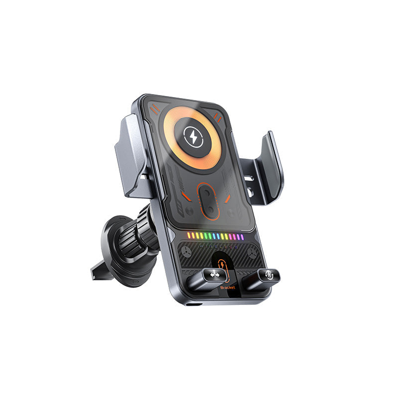 🔥Last Day Sale 49%🔥Smart 2-In-1 Auto-Rotating Car Phone Holder & Wireless Charger